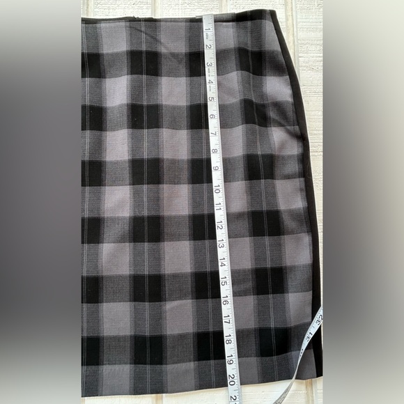 Banana Republic Factory Plaid Front‎ Pencil Skirt Back Zip Size 8 - Picture 9 of 9